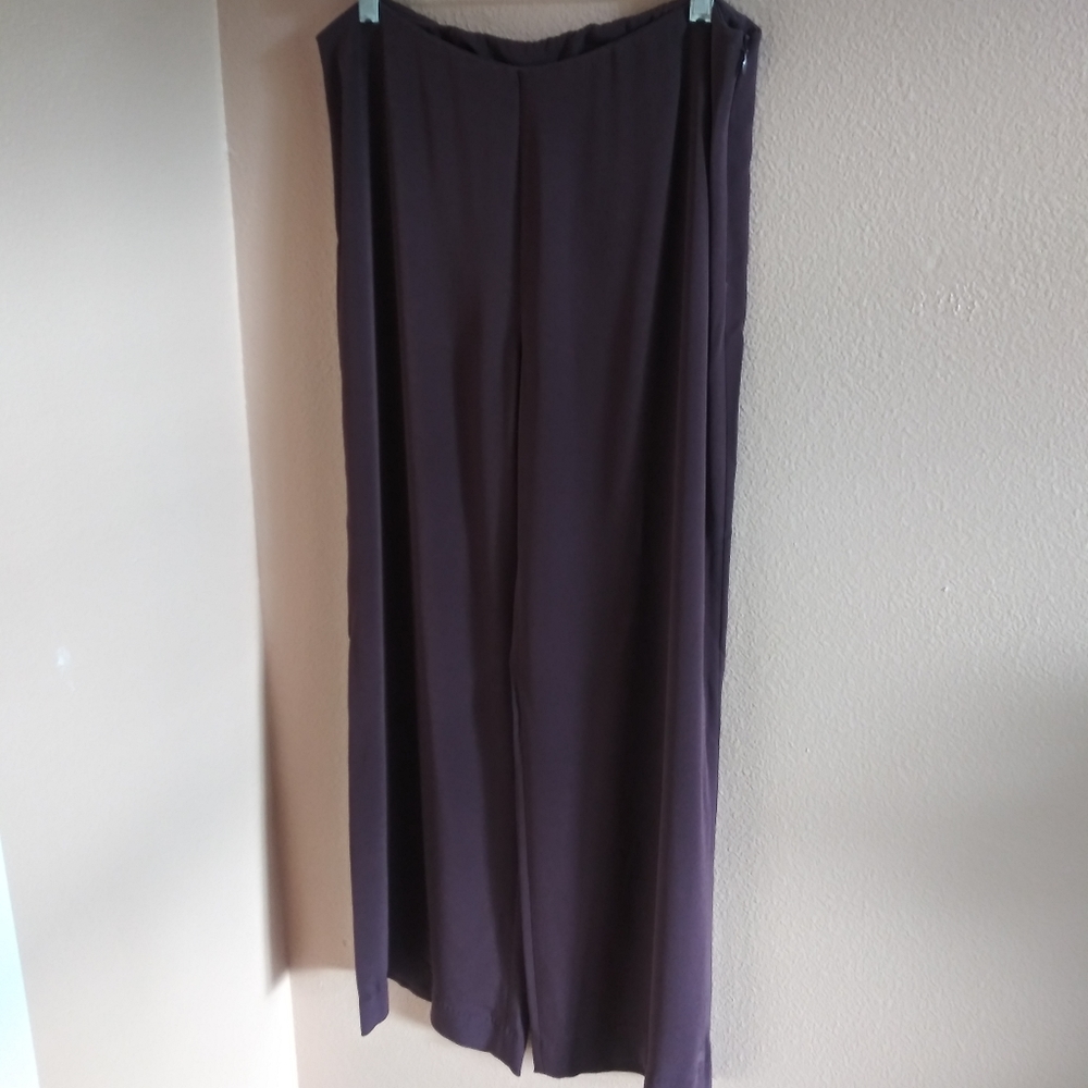 Eileen Fisher Silk Wide leg Pants
